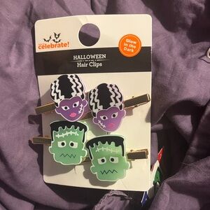 Halloween Glow-in-the-Dark Hair Clips